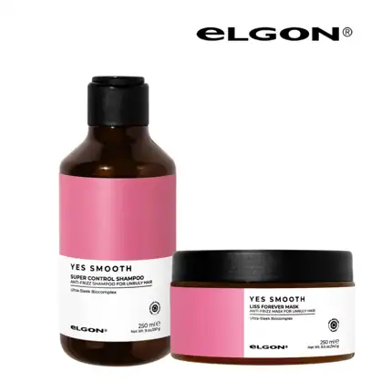 Elgon Yes Smooth Shampoo & Liss Forever Mask 250ml Duo