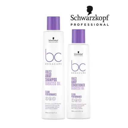 Schwarzkopf BC Frizz Away Babassu Oil Shampoo 250ml & Conditioner 200ml Duo
