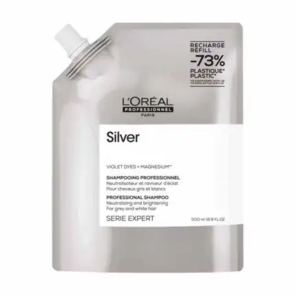 L'Oreal Serie Expert Silver Shampoo Refill 500ml